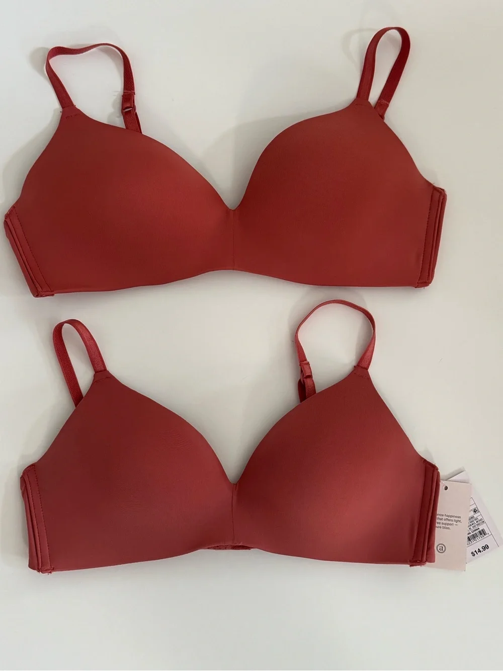 auden- Target Smooth T-Shirt Bra - Rust Red - Picture 1 of 3